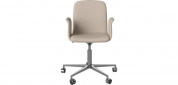 Palm fully upholstered chair with armrests and wheels Bolia кресло