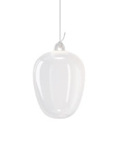 подвесной светильник в форме овального стеклянного плафона