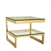 110369 Side Table Gamma gold finish SIDE TABLES Eichholtz