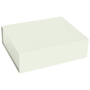 прямоугольный контейнер для хранения в мелово-белом цвете