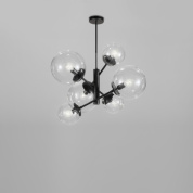 Metal Lux Global SP 6L винтажная люстра с шестью плафонами чёрный 262.180.03
