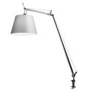 0778010A + 0781020A + A004100 Artemide Tolomeo настольный светильник на зажиме с регулируемой штангой и абажуром