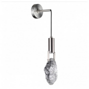 настенное бра с прозрачным плафоном в форме капли