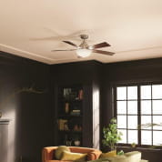 52" Vinea 5 Blade LED Indoor Ceiling Fan Brushed Stainless Steel люстра-вентилятор, Kichler