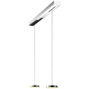 подвесной светильник с тройными подвесами разного цвета