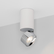 040373 Arlight Светильник SP-PLURIO-SURFACE-LONG-R77-9W Day4000 (WH-CHR, 36 deg, 230V)
