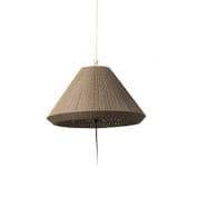 71584-06 SAIGON OUT PENDANT PORTABLE LAMP WITH PLUG T70 BROWN настольная лампа Faro barcelona