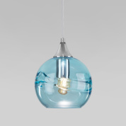 подвесной светильник с прозрачным стеклянным шарообразным плафоном