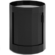 низкий цилиндрический шкафчик на ножках