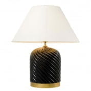 Настольная лампа Savona черная керамика 110914 Eichholtz