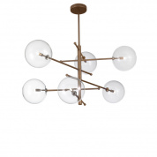 Metal Lux Estro SP 6L винтажная люстра с шестью плафонами патинированный 267.160.04
