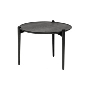 2714-1000 Aria Design House Stockholm Круглый кофейный стол на высоких чёрных ножках