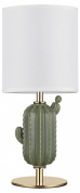 настольная лампа с декоративным элементом в форме кактуса