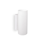 настенное бра цилиндрической формы белого цвета с направленным светом вверх-вниз