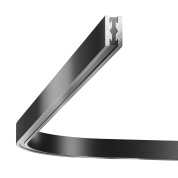 соединительный элемент черного цвета для магнитных трековых шинопроводов Flarity