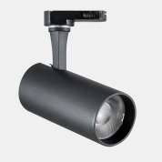 трефазный спот черного цвета трёхфазный с регулируемым направлением света для трёхфазного шинопровода