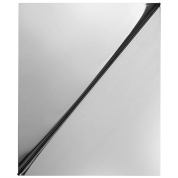 настенное зеркало прямоугольное стальное 25x30 см