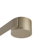 круглый настенный светильник с шампанским плафоном