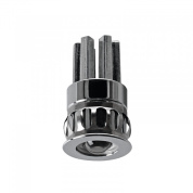 встраиваемый потолочный светильник даунлайт цилиндрический корпус с оребрением IP44