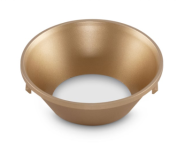 вставка золотистого оттенка для встроенного потолочного светильника