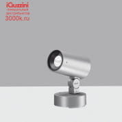 EH95 Palco InOut iGuzzini Spotlight with base - Neutral White Led - integrated electronic control gear - Flood optic