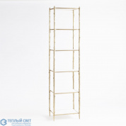 Arbor Etagere-Brass/White Marble Global Views книжный шкаф