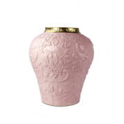 Taormina small vase - pink & gold ваза, Villari