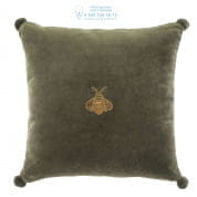 110347 Pillow Lacombe green velvet 60 x 60 cm  Eichholtz