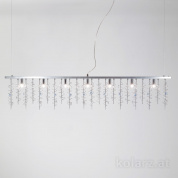 Kolarz Swing 0220.87.5.SsTB люстра хром длина 120cm высота 28cm макс. высота 250cm 7 ламп g9