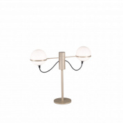 Metal Lux Giro TL 2L настольный светильник дизайнерский белый; шампань 280.212.02