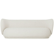 100107202 Ferm Living Rico трехместный диван с мягким корпусом и обивкой из букле