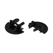 047224 Arlight Заглушка для MIC-FS-R черная с отверстием