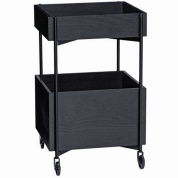 тележка на колёсах с верхней полкой и нижним отсеком