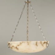 CL0097 Burton Alabaster Bowl Light подвесной светильник Vaughan