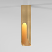 накладной потолочный цилиндрический акцентный светильник с вертикальным световым окном