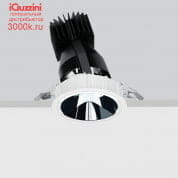 N094 Reflex iGuzzini adjustable luminaire - Ø 153 mm - warm white - flood optic - frame