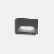уличный настенный светильник антрацитовый компактного размера