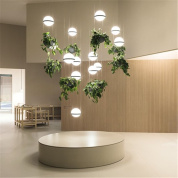 372618/11_10 Vibia Palma подвесной светильник вертикальный с четырьмя плафонами