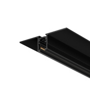 встраиваемый шинопровод черного цвета