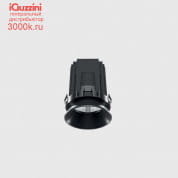 QA58 Laser iGuzzini Fixed round recessed luminaire - Minimal - flood - Super Comfort - Black