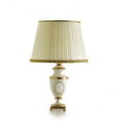 Napoleon ll small table lamp - white & gold настольный светильник, Villari