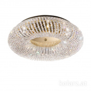 Kolarz Carla 0256.15L.3.KpT потолочный светильник золото 24 карата ø55cm высота 16cm 5 ламп g9
