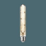 Vintage LED Edison Bulb Old Filament Lamp - 5W E27 Cylinder T30 - Amber подвесной светильник Industville T30-5W-A