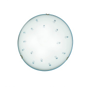 потолочный светильник круглый с латунным декором