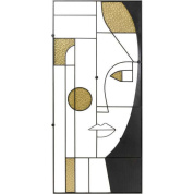 70176 Art Girl Face 90x200cm Kare design настенная вешалка