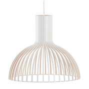 подвесной светильник с деревянным плафоном решётчатой формы