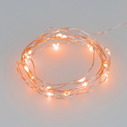 декоративная светодиодная гирлянда на тонкой проволоке