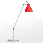Rotaliana Luxy T1 настольный светильник с шарниром матовый белый; красный 1LXT100463ER0