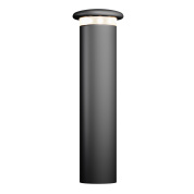 уличный парковый светильник цилиндрической формы цвета графит