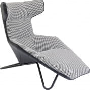80033 Кресло Relaxchair Granada Black White Kare Design